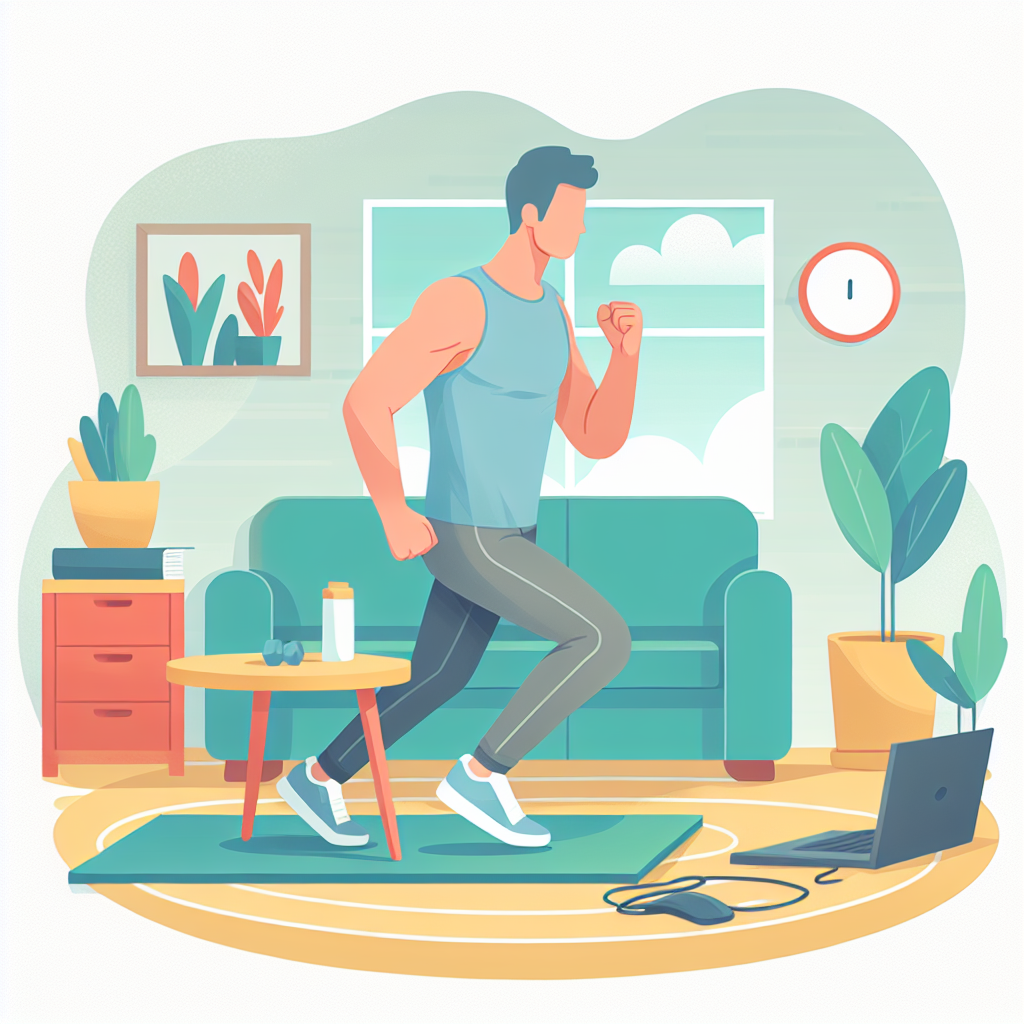 Ilustrace znázorňující téma: Zdraví a fitness