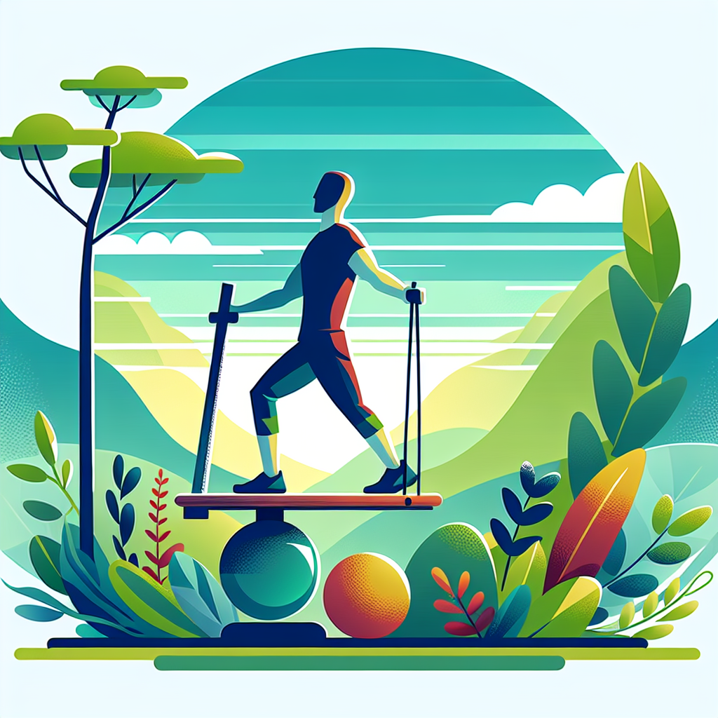 Ilustrace znázorňující téma: Cvičení a fitness