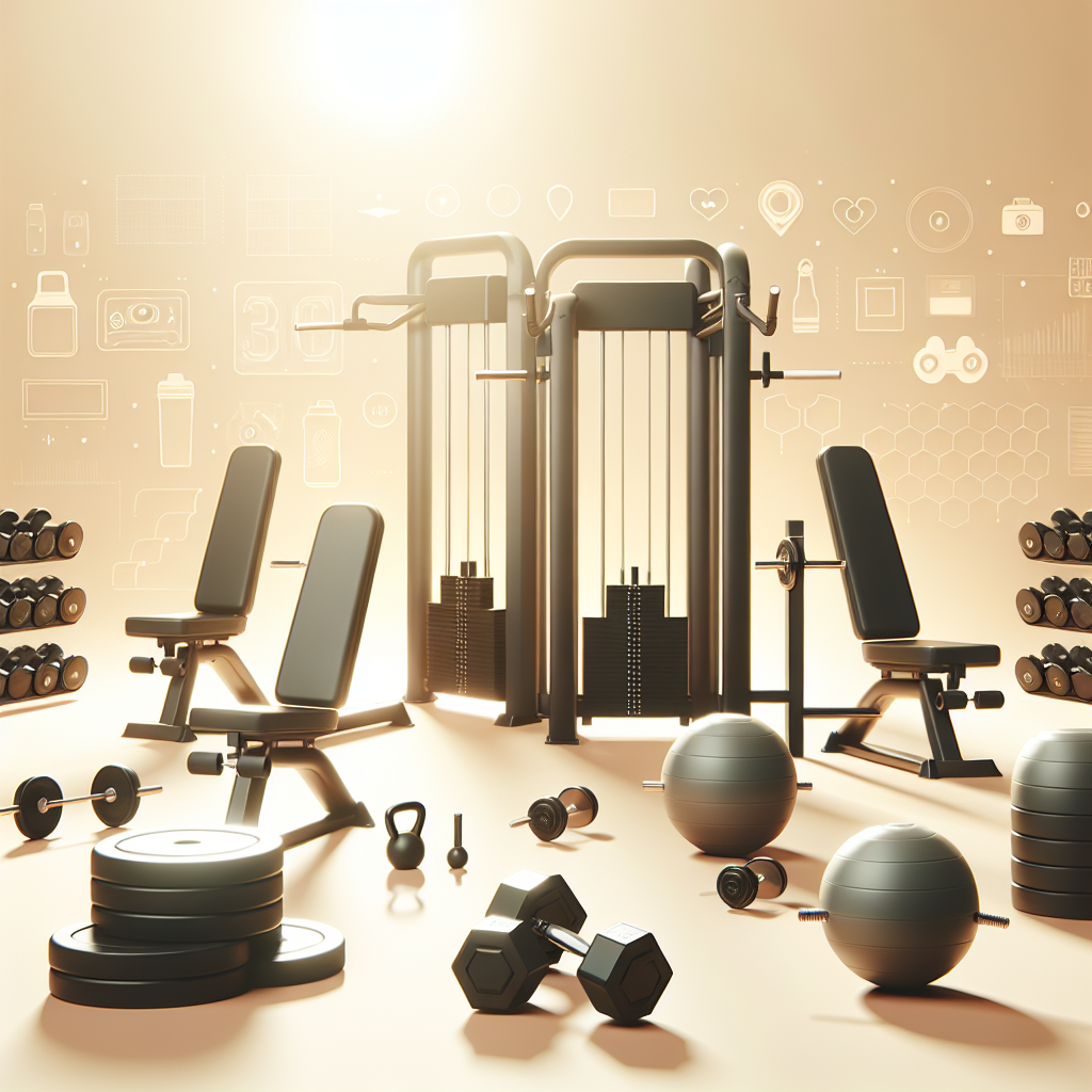 Ilustrace znázorňující téma: Cvičení a fitness