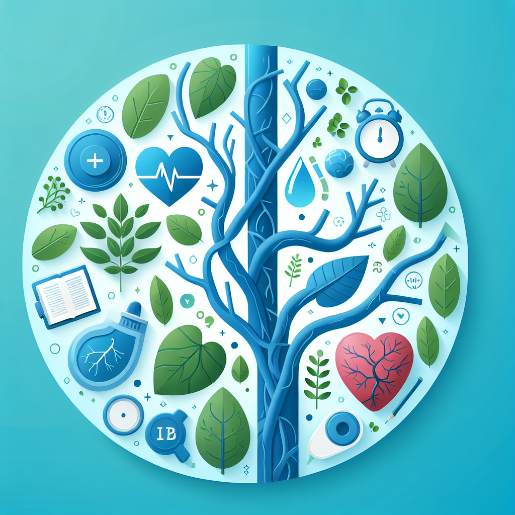 Ilustrace znázorňující téma: Zdraví a wellness
