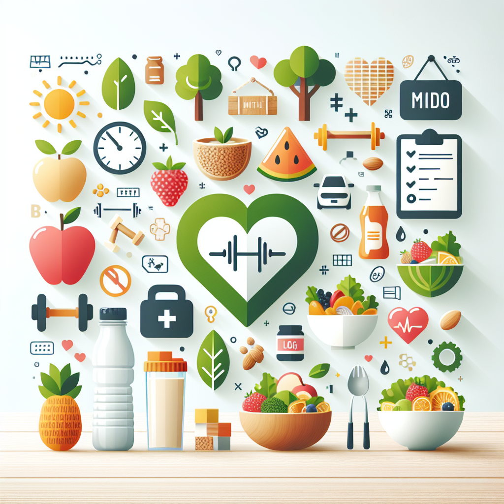 Ilustrace znázorňující téma: Zdraví a wellness