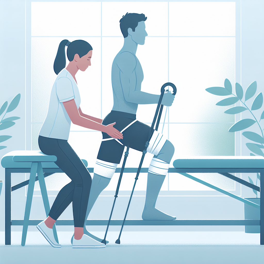 Ilustrace znázorňující téma: Rehabilitace a cvičení