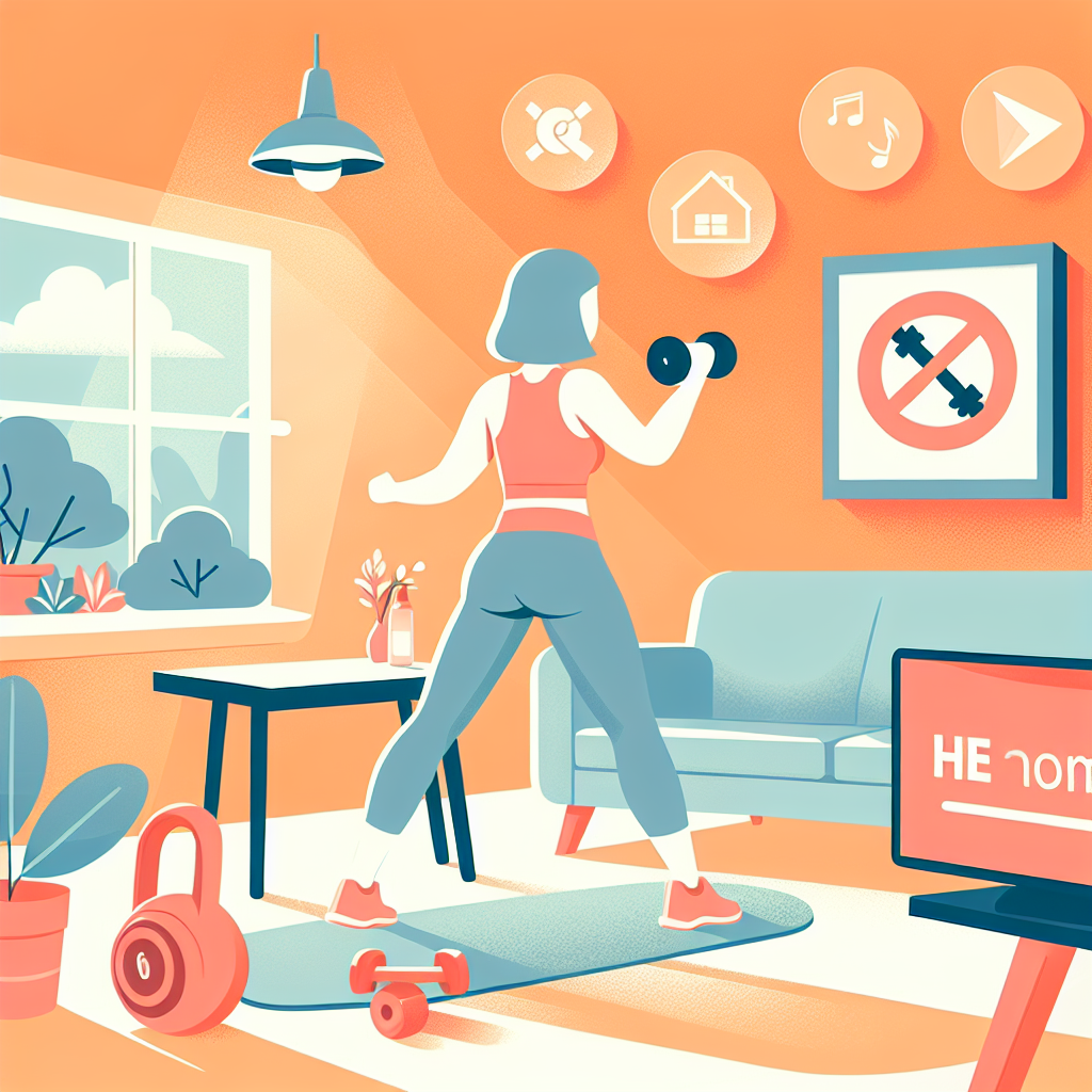 Ilustrace znázorňující téma: Cvičení a fitness