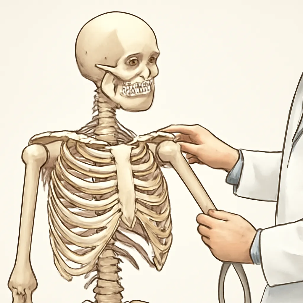Ilustrace znázorňující téma: Osteoporóza