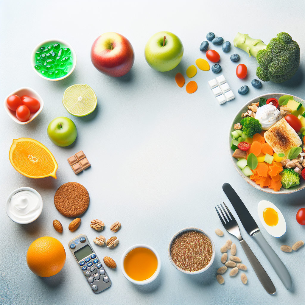 Ilustrace znázorňující téma: Diabetická dieta