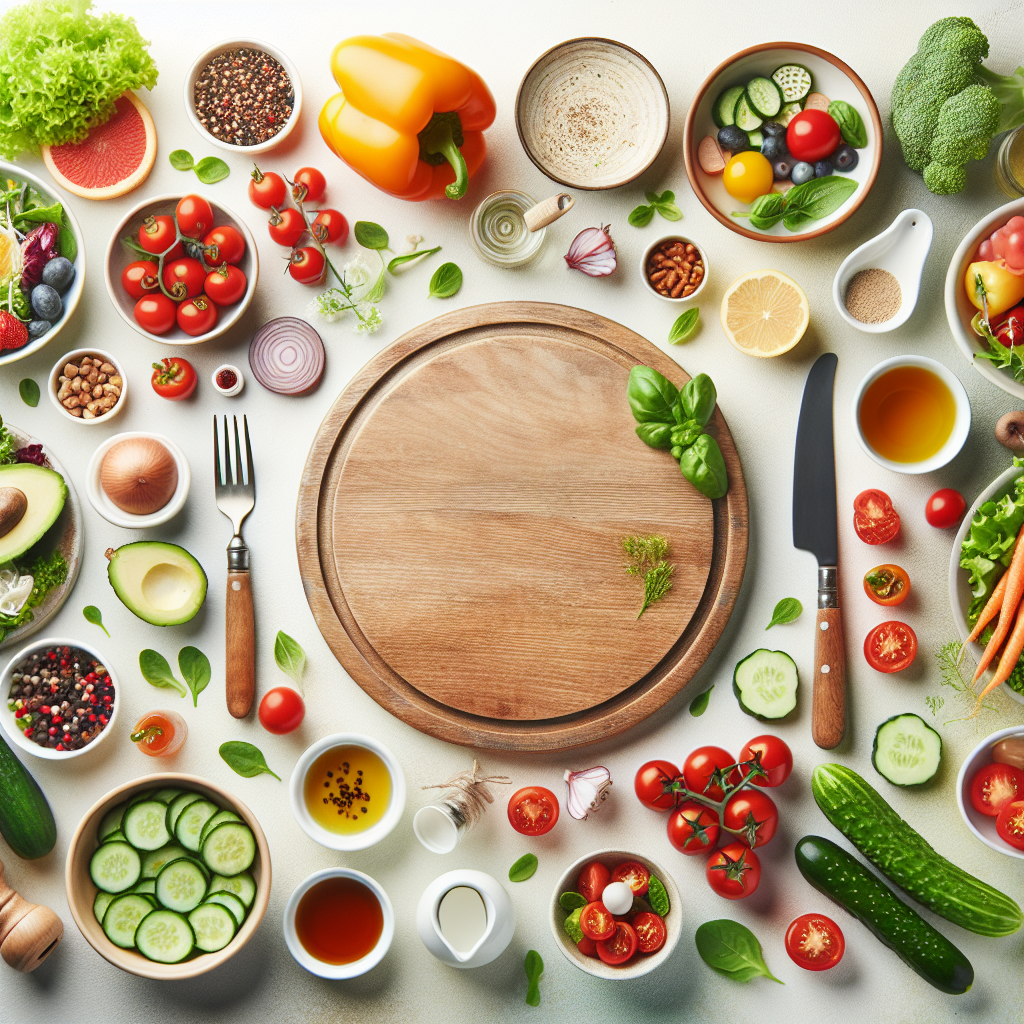 Ilustrace znázorňující téma: Jídlo a zdraví