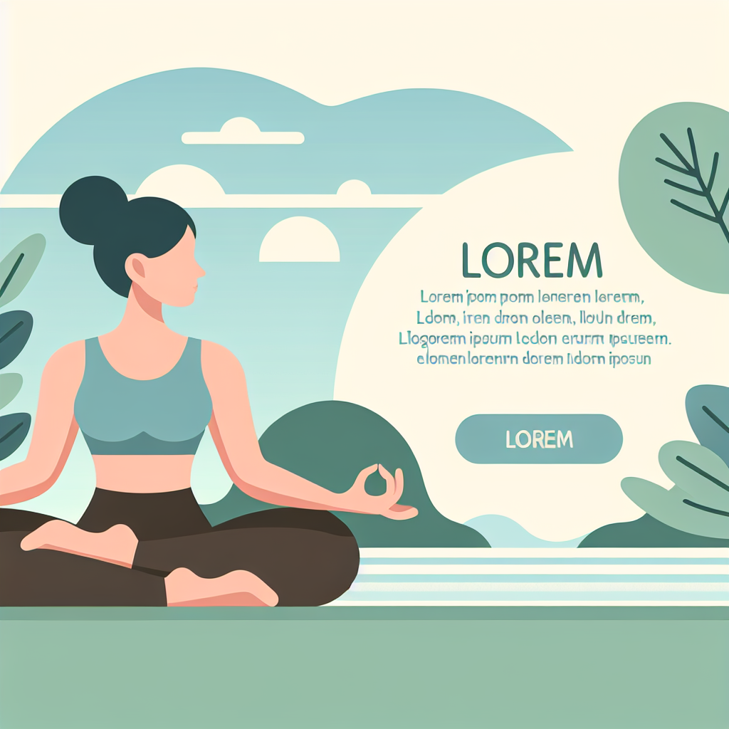 Ilustrace znázorňující téma: Jóga a cvičení