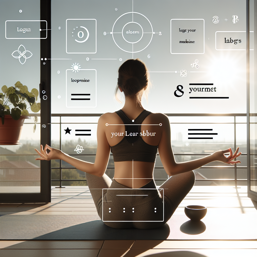 Ilustrace znázorňující téma: Jóga a fitness