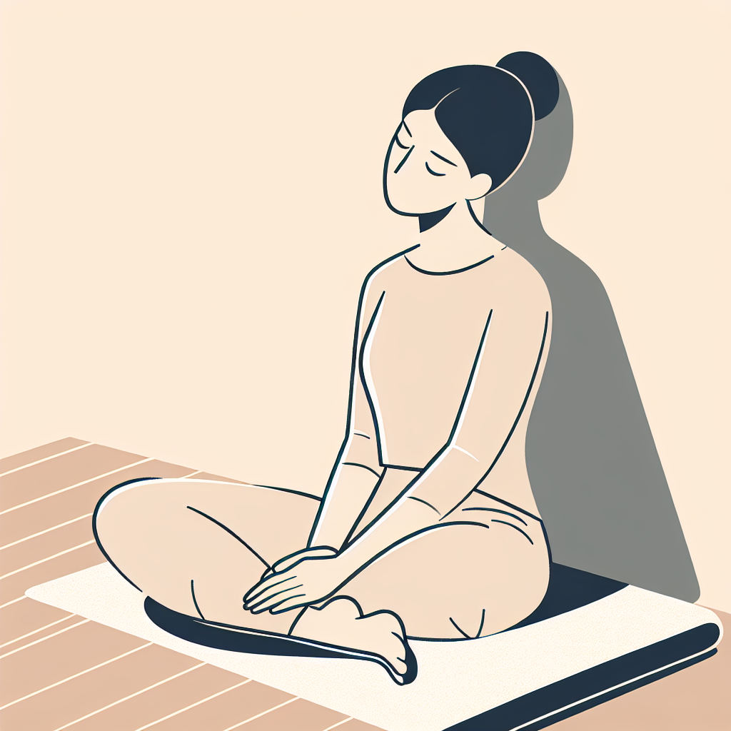 Ilustrace znázorňující téma: Jóga a fitness