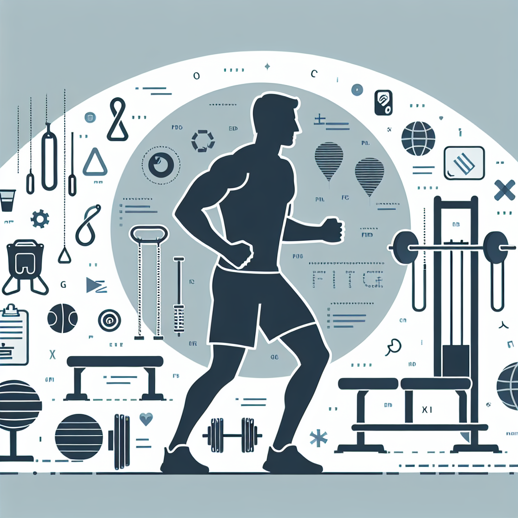 Ilustrace znázorňující téma: Cvičení a fitness