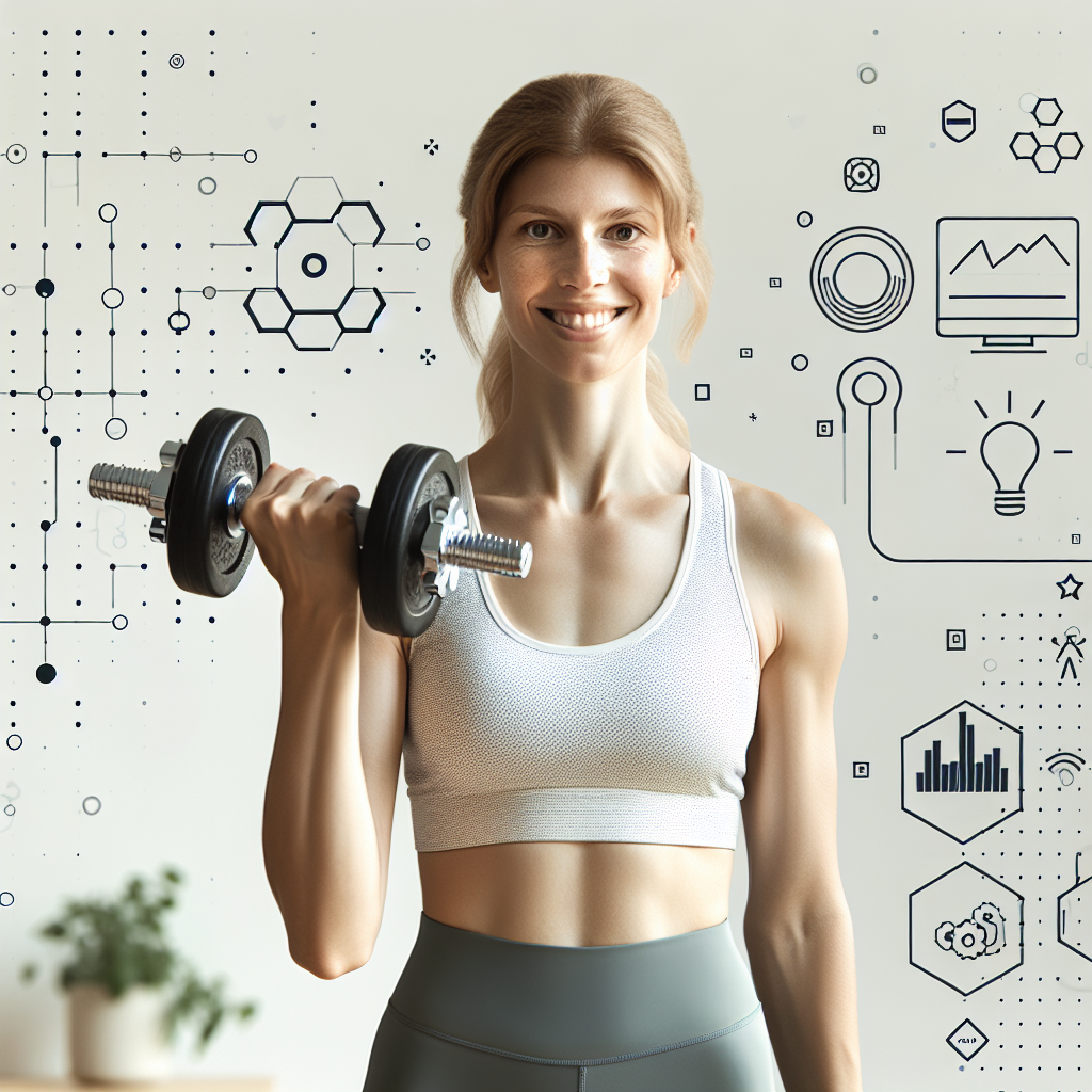 Ilustrace znázorňující téma: Cvičení a fitness