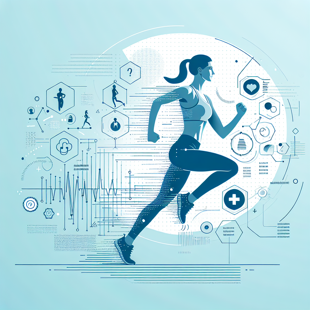 Ilustrace znázorňující téma: Zdraví a fitness
