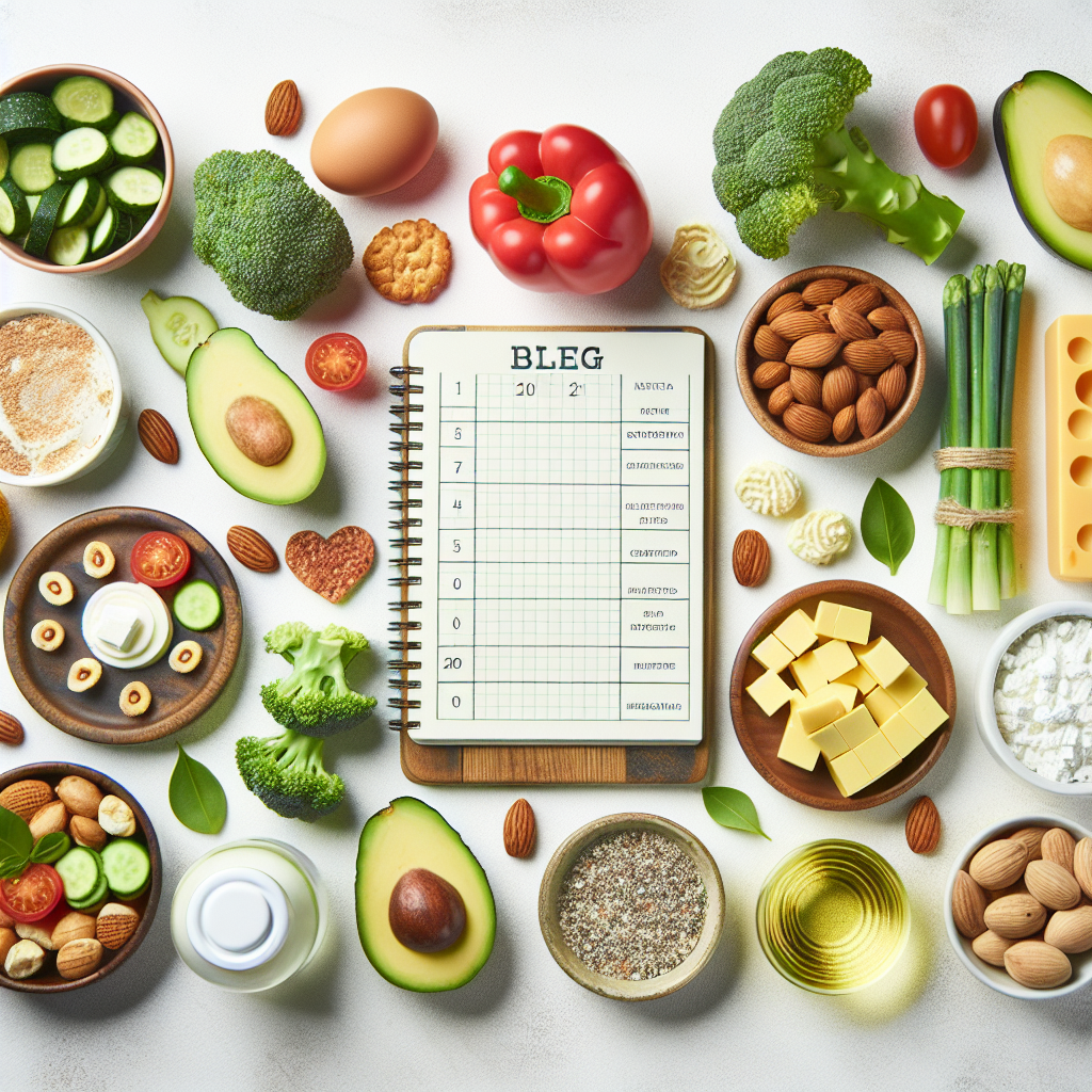 Ilustrace znázorňující téma: Keto dieta