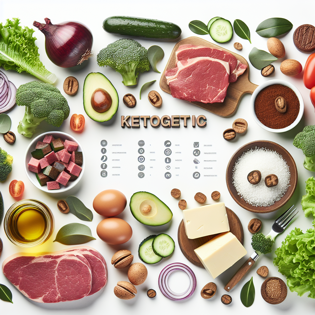 Ilustrace znázorňující téma: Keto dieta