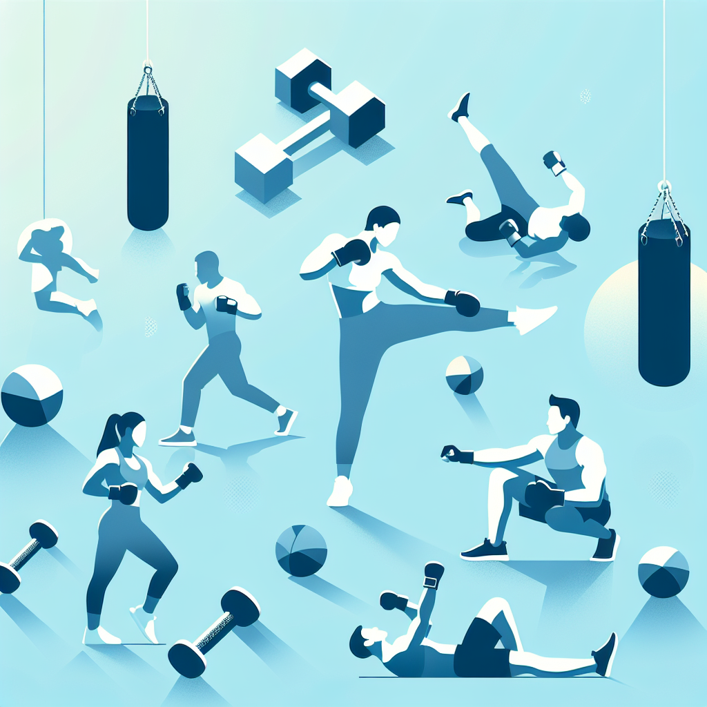 Ilustrace znázorňující téma: Fitness a zdraví