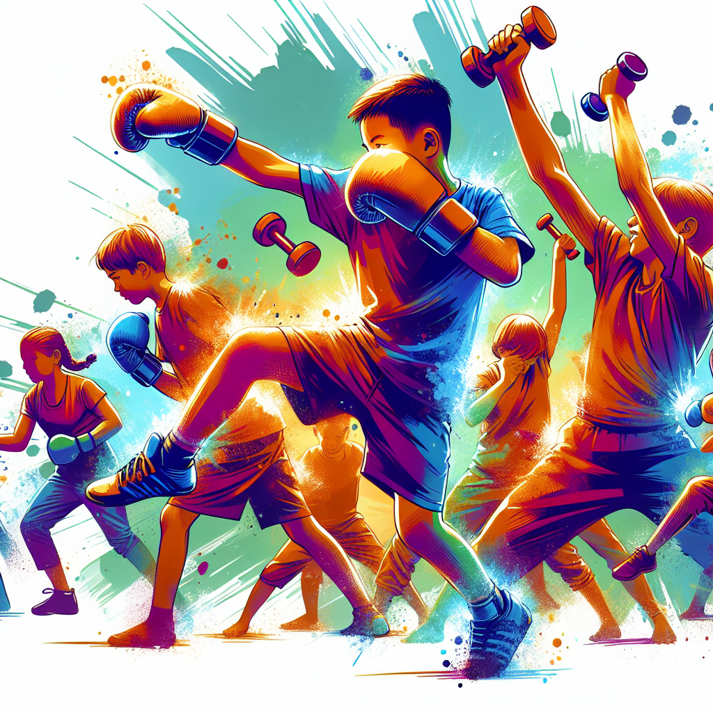 Ilustrace znázorňující téma: Cvičení pro děti