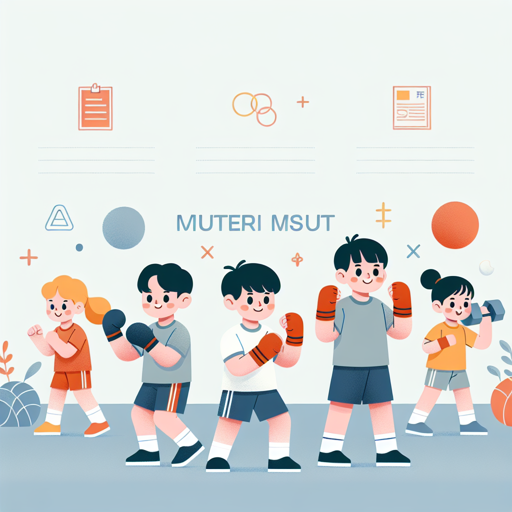 Ilustrace znázorňující téma: Dětské sporty