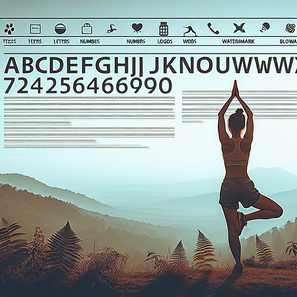 Ilustrace znázorňující téma: Zdraví a fitness