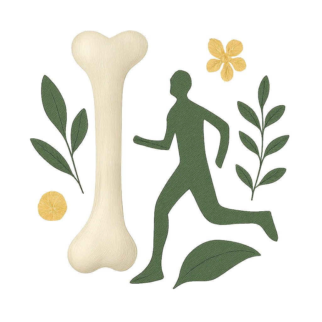 Ilustrace znázorňující téma: Osteoporóza