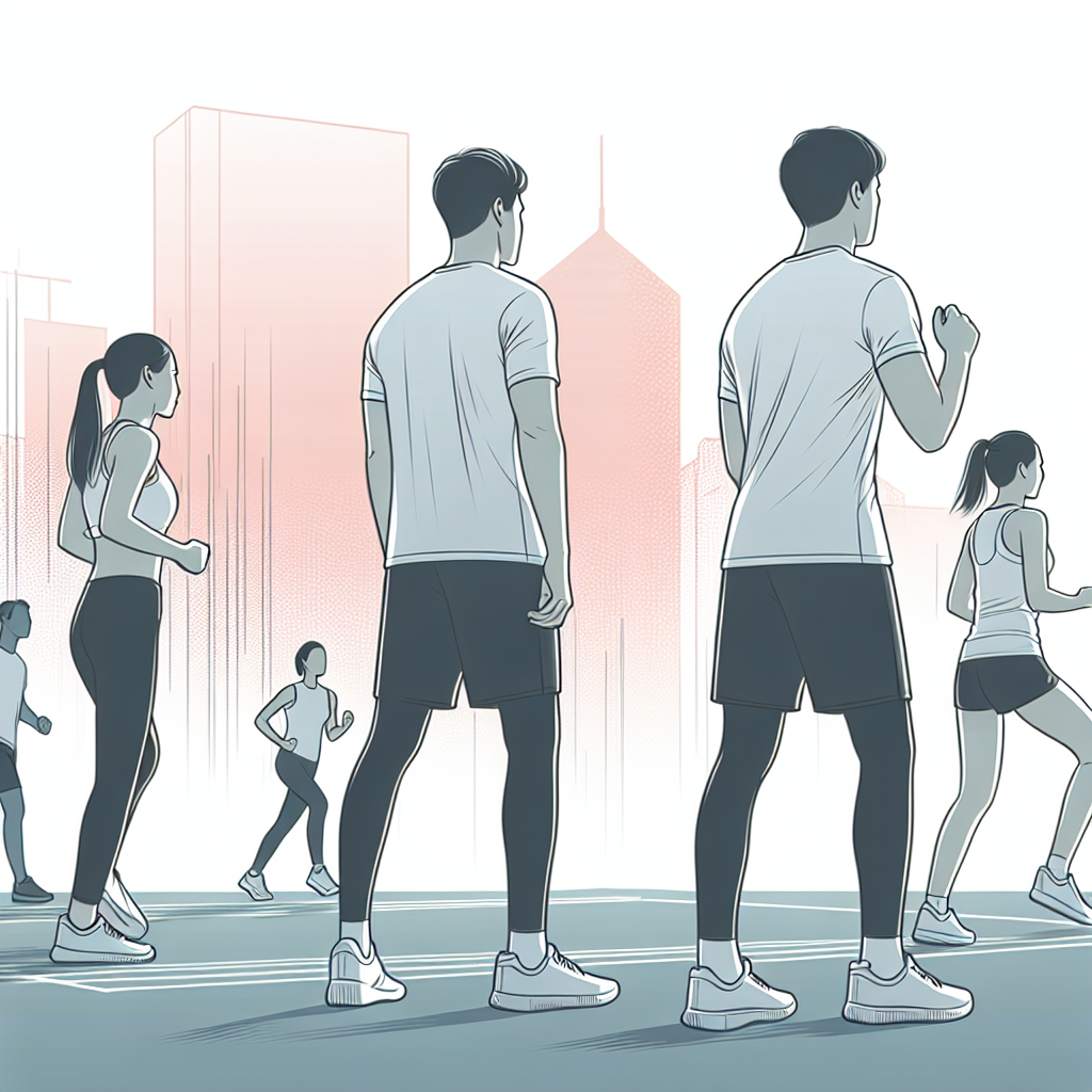 Ilustrace znázorňující téma: Cvičení a zdraví