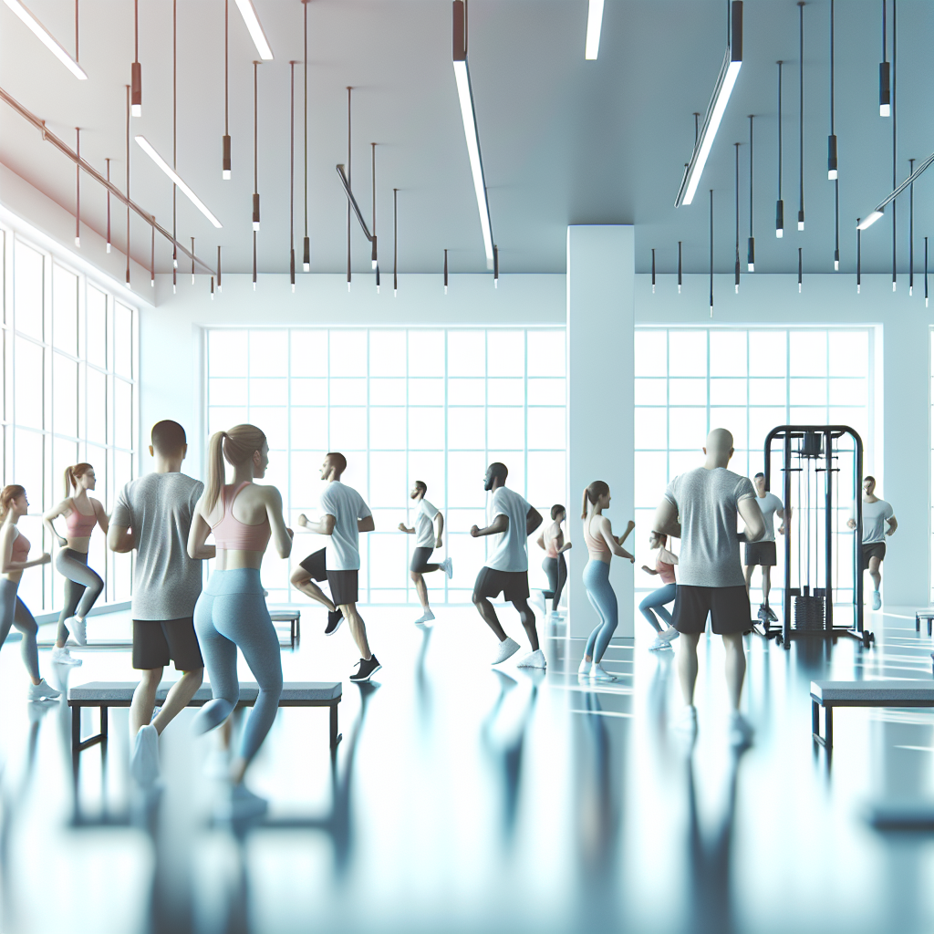 Ilustrace znázorňující téma: Fitness a cvičení