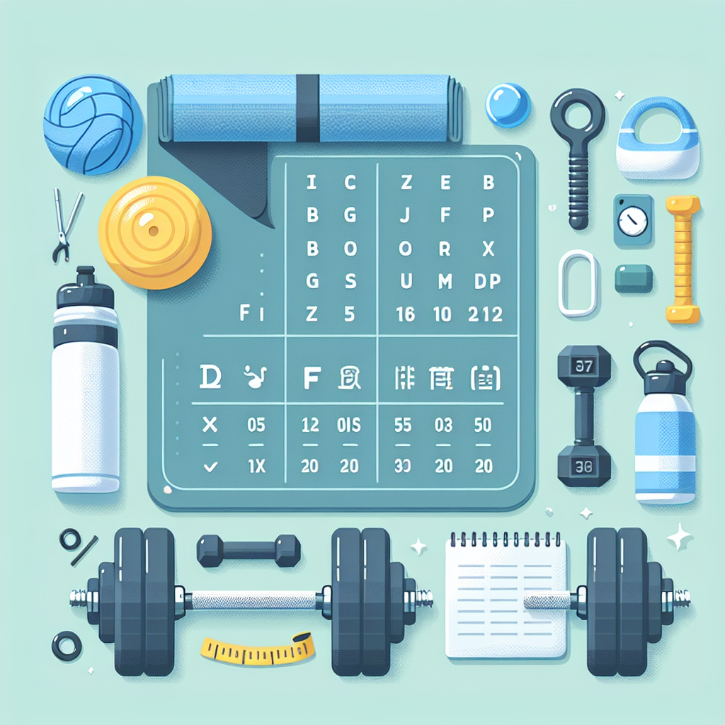 Ilustrace znázorňující téma: Cvičení a fitness