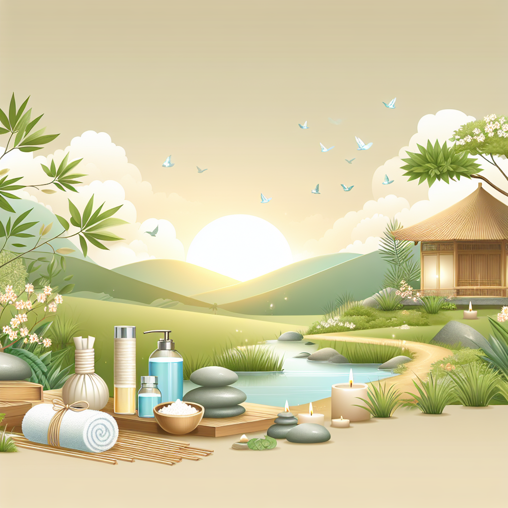 Ilustrace znázorňující téma: Zdraví a wellness