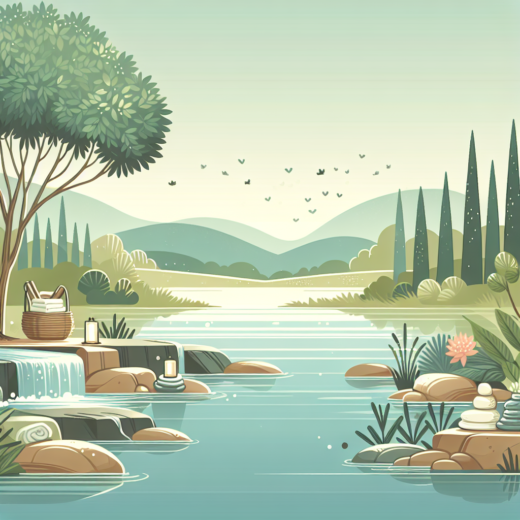 Ilustrace znázorňující téma: Zdraví a wellness