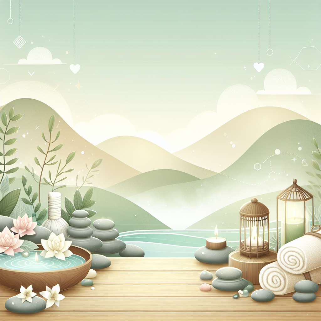 Ilustrace znázorňující téma: Zdraví a wellness