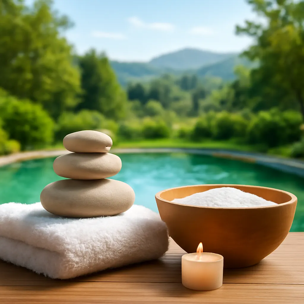 Ilustrace znázorňující téma: Zdraví a wellness
