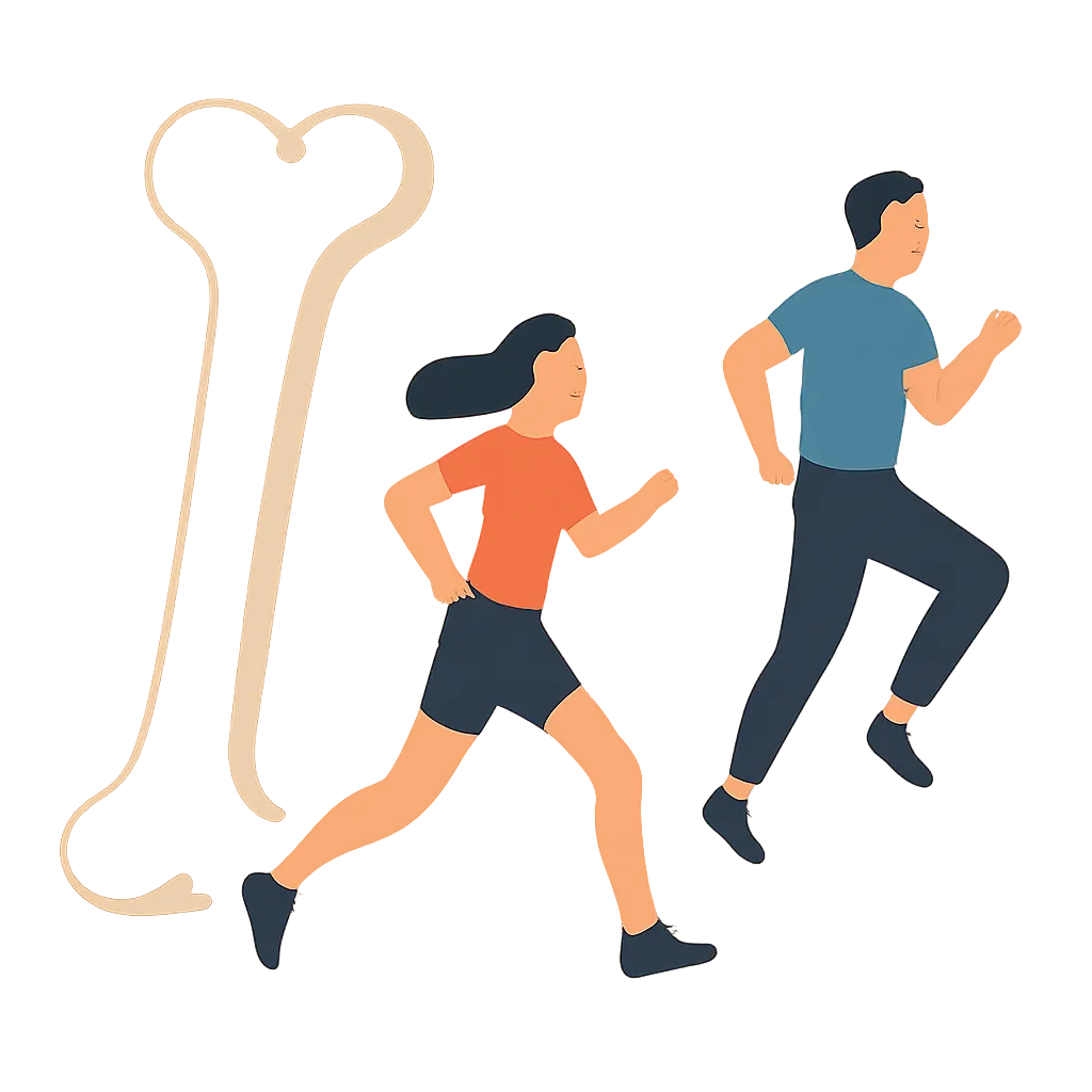 Ilustrace znázorňující téma: Zdraví a wellness