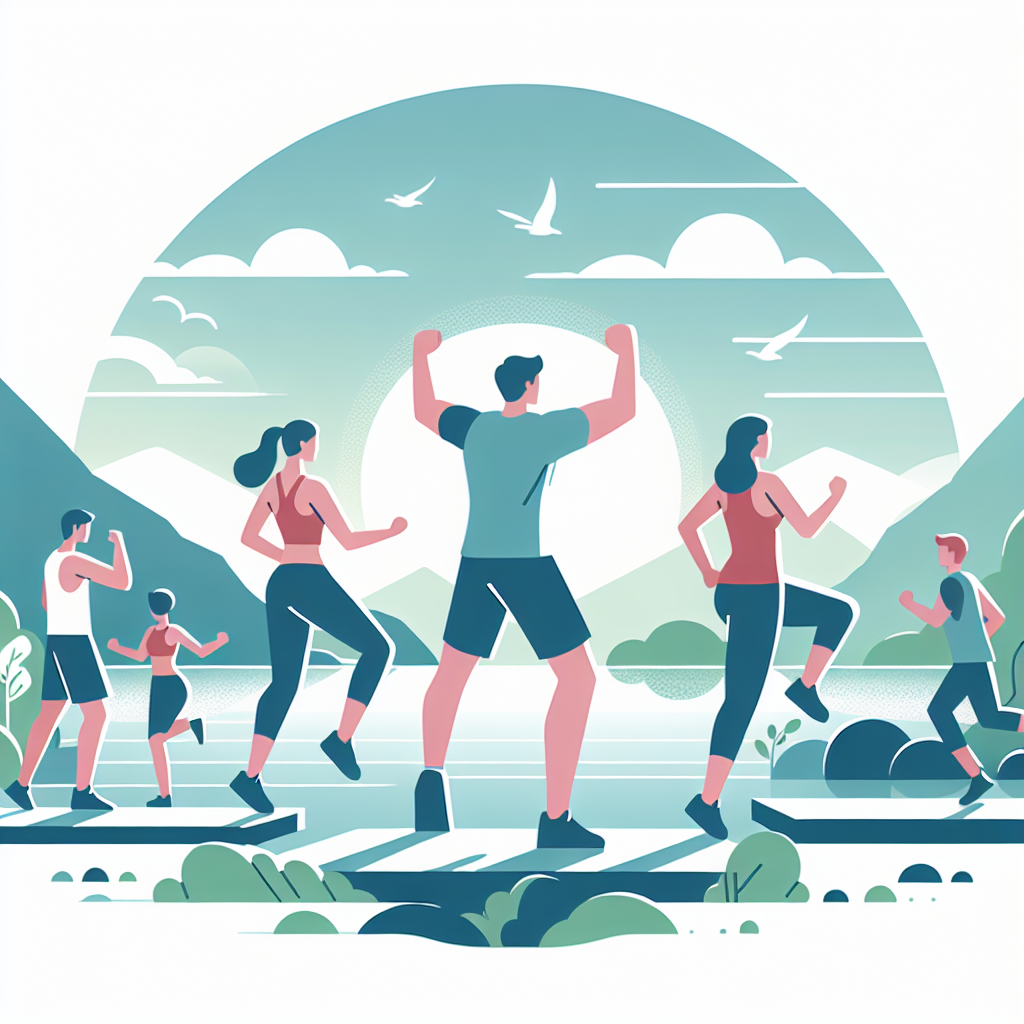 Ilustrace znázorňující téma: Zdraví a wellness