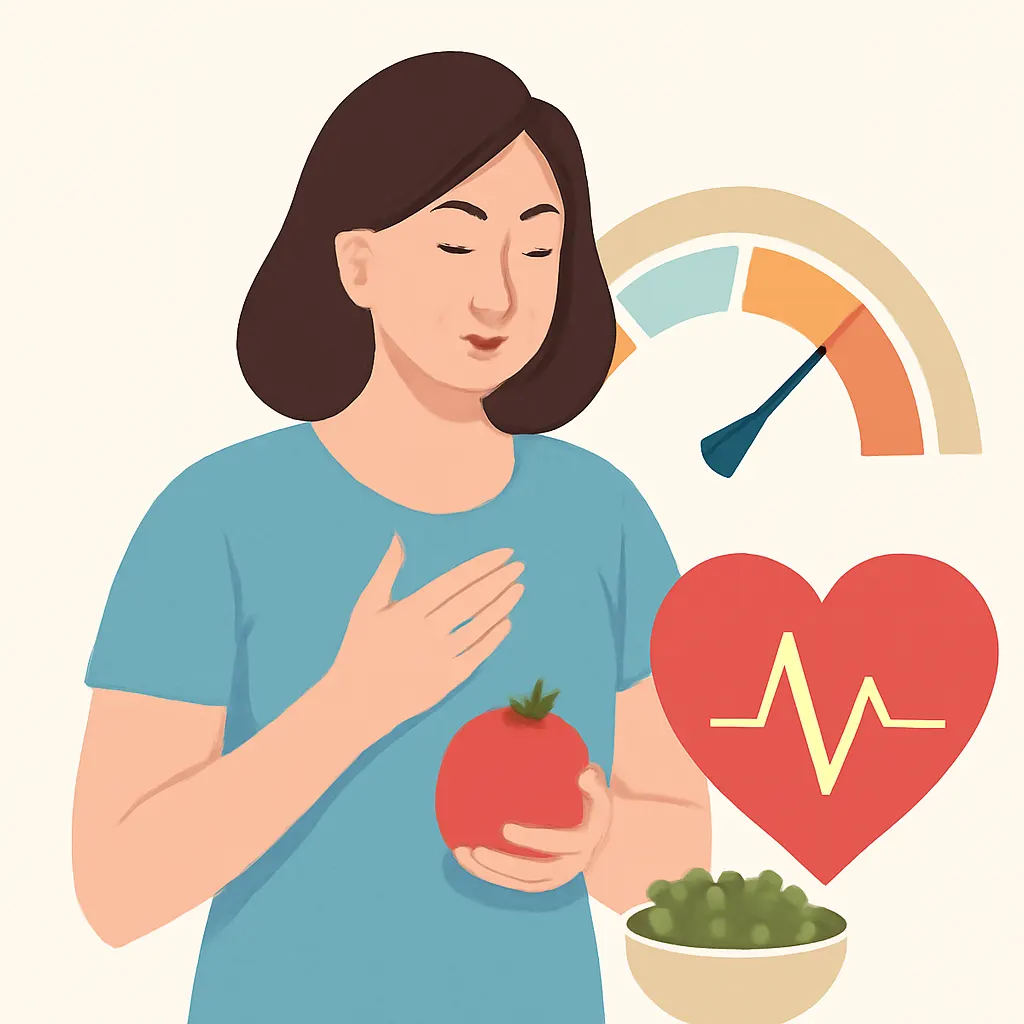 Ilustrace znázorňující téma: Jak se zbavit vysokého cholesterolu: efektivní tipy a triky