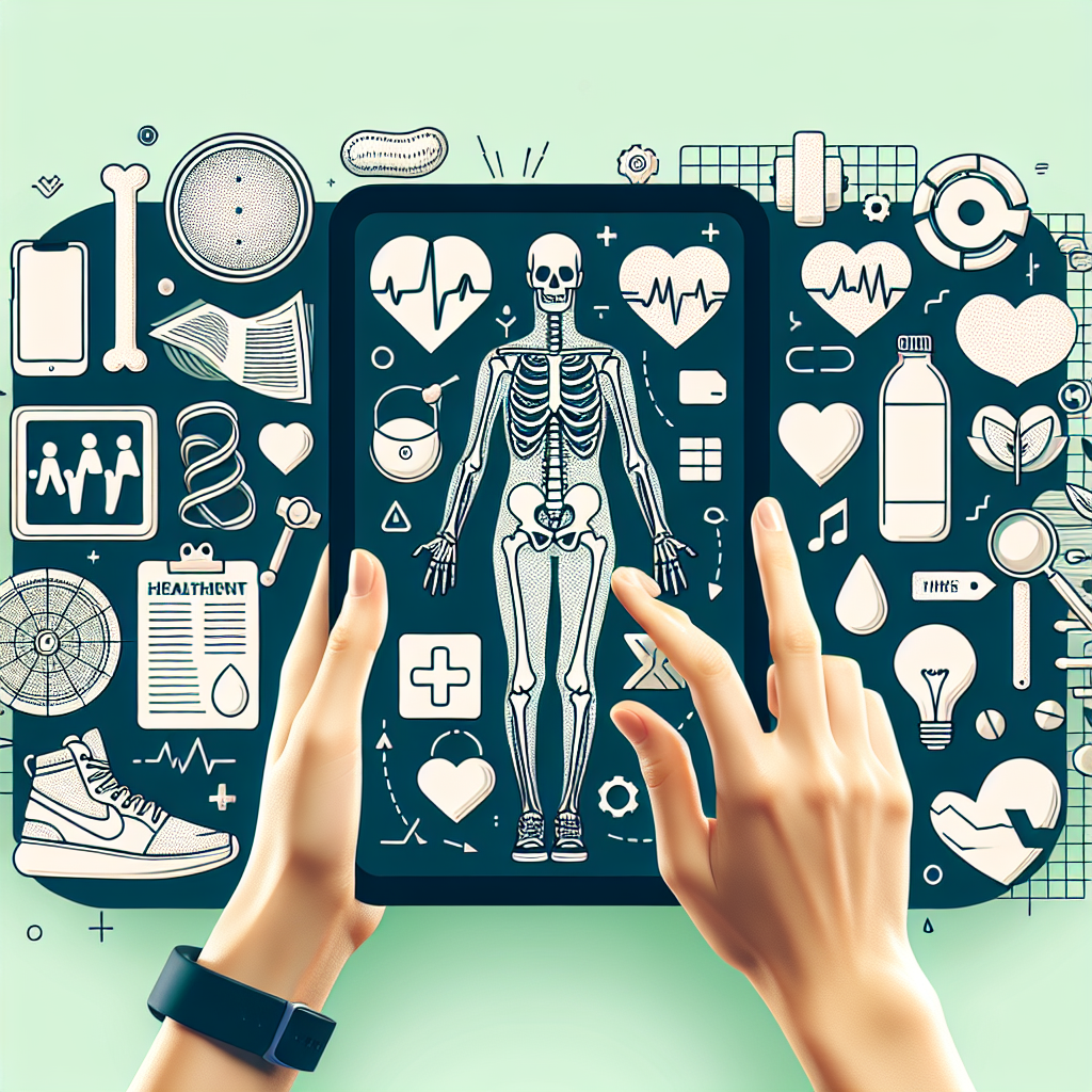 Ilustrace znázorňující téma: Zdraví a wellness