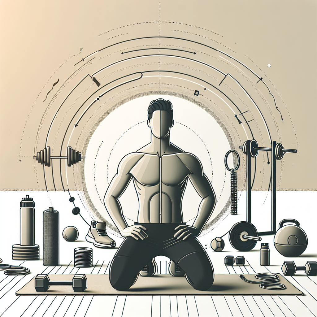 Ilustrace znázorňující téma: Cvičení a fitness