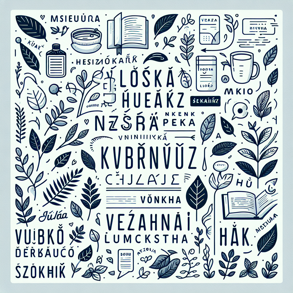 Ilustrace znázorňující téma: Jazyk a gramatika