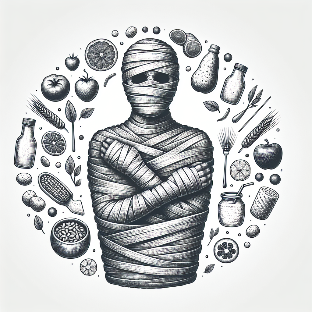 Ilustrace znázorňující téma: Zdraví a výživa