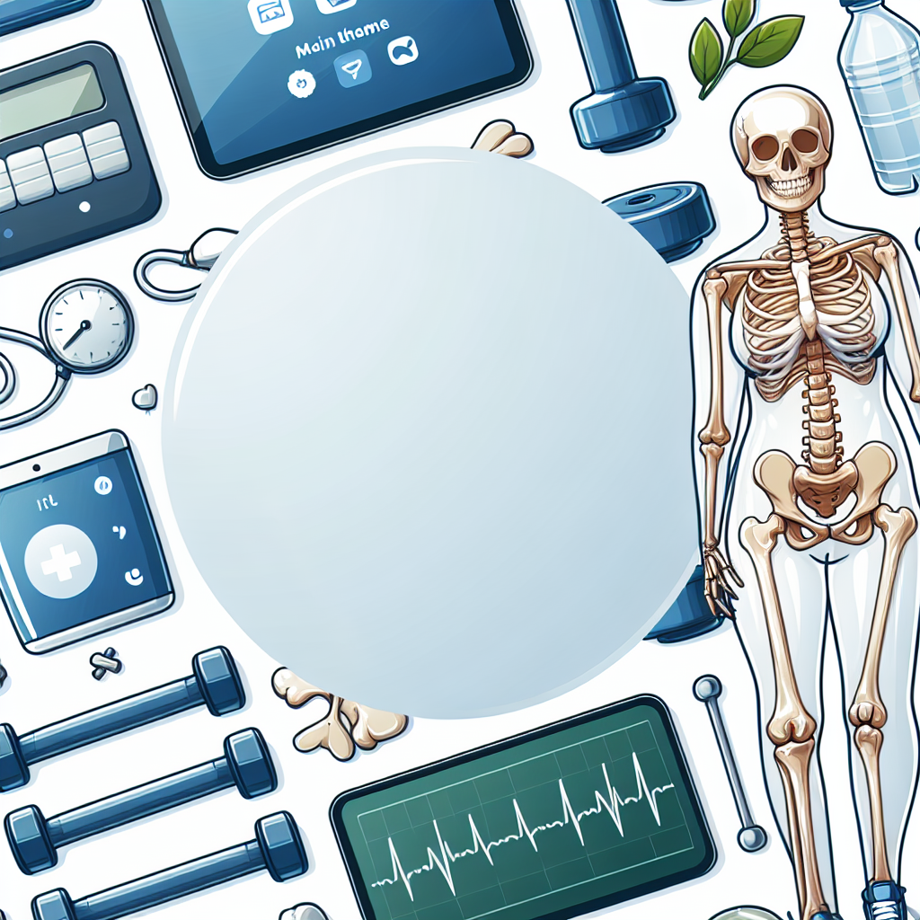 Ilustrace znázorňující téma: Osteoporóza