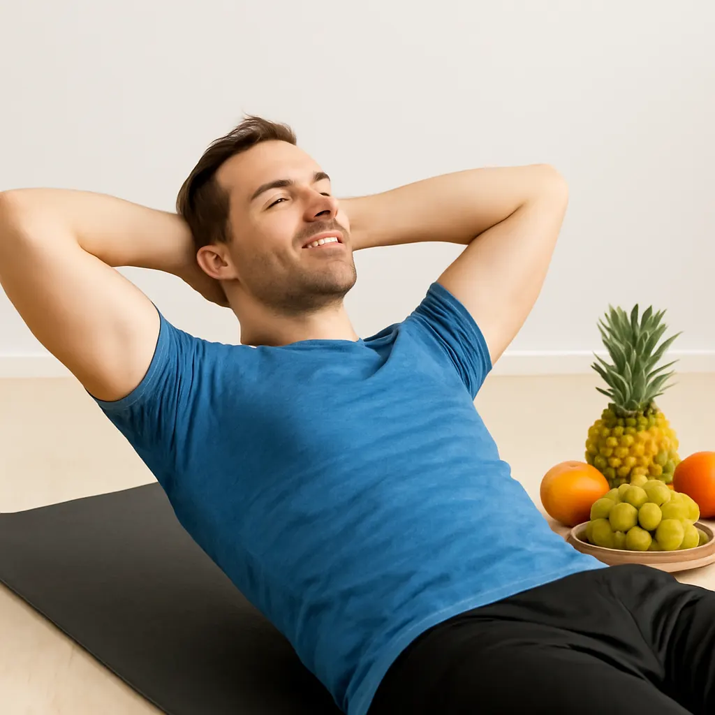Ilustrace znázorňující téma: Zdraví a fitness