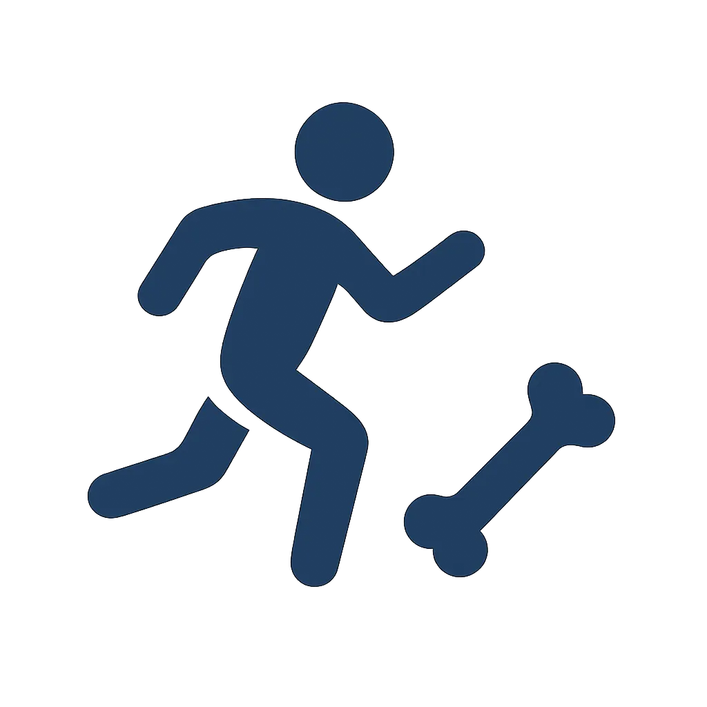 Ilustrace znázorňující téma: Osteoporóza