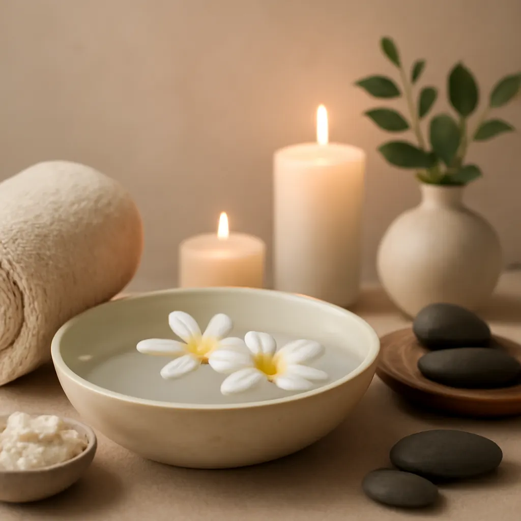 Ilustrace znázorňující téma: Zdraví a wellness