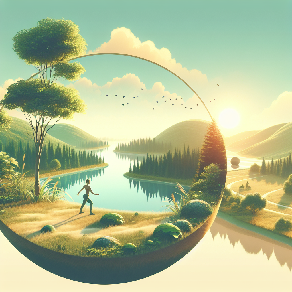 Ilustrace znázorňující téma: Zdraví a wellness