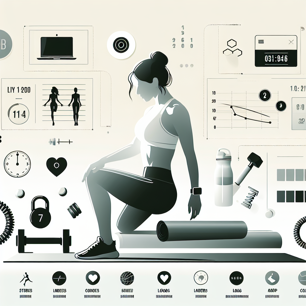Ilustrace znázorňující téma: Cvičení a fitness