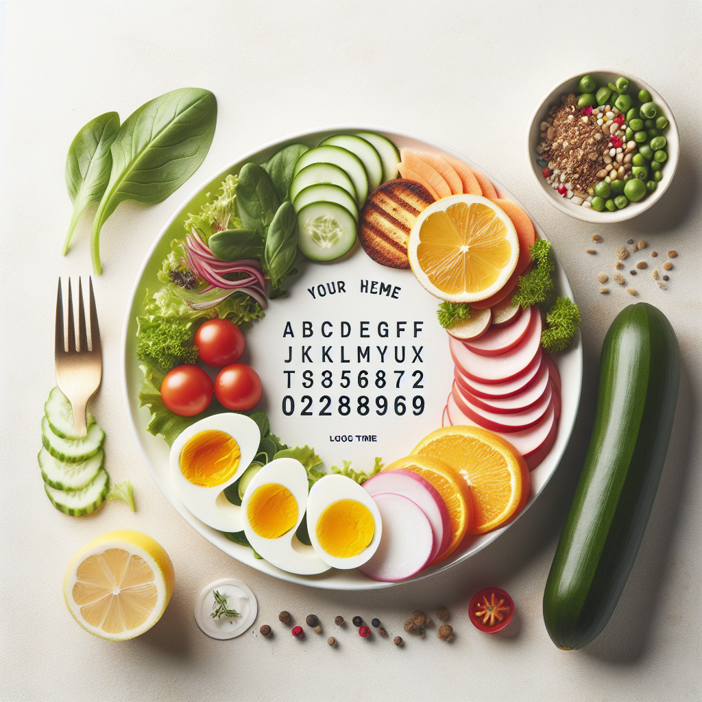 Ilustrace znázorňující téma: Jídlo a dieta