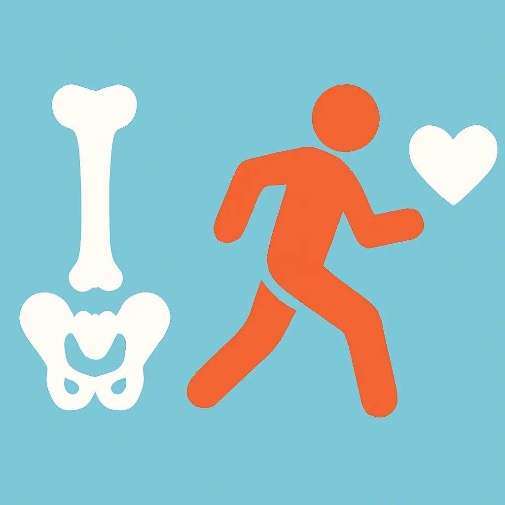 Ilustrace znázorňující téma: Zdraví a fitness