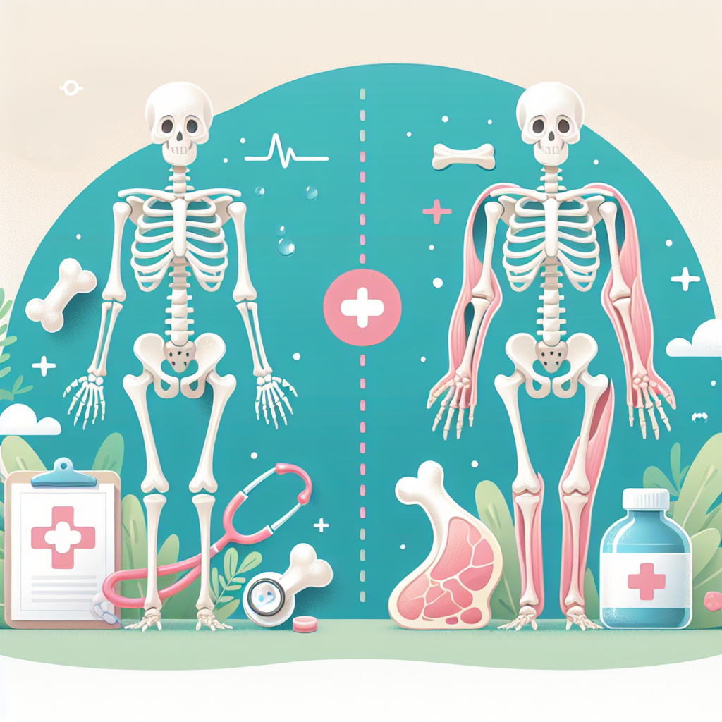 Ilustrace znázorňující téma: Osteoporóza