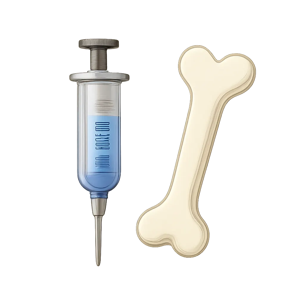 Ilustrace znázorňující téma: Osteoporóza
