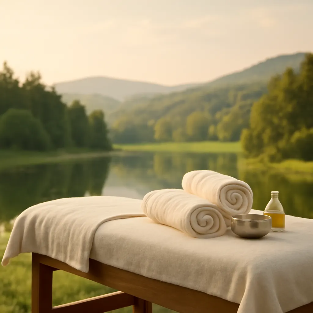 Ilustrace znázorňující téma: Zdraví a wellness