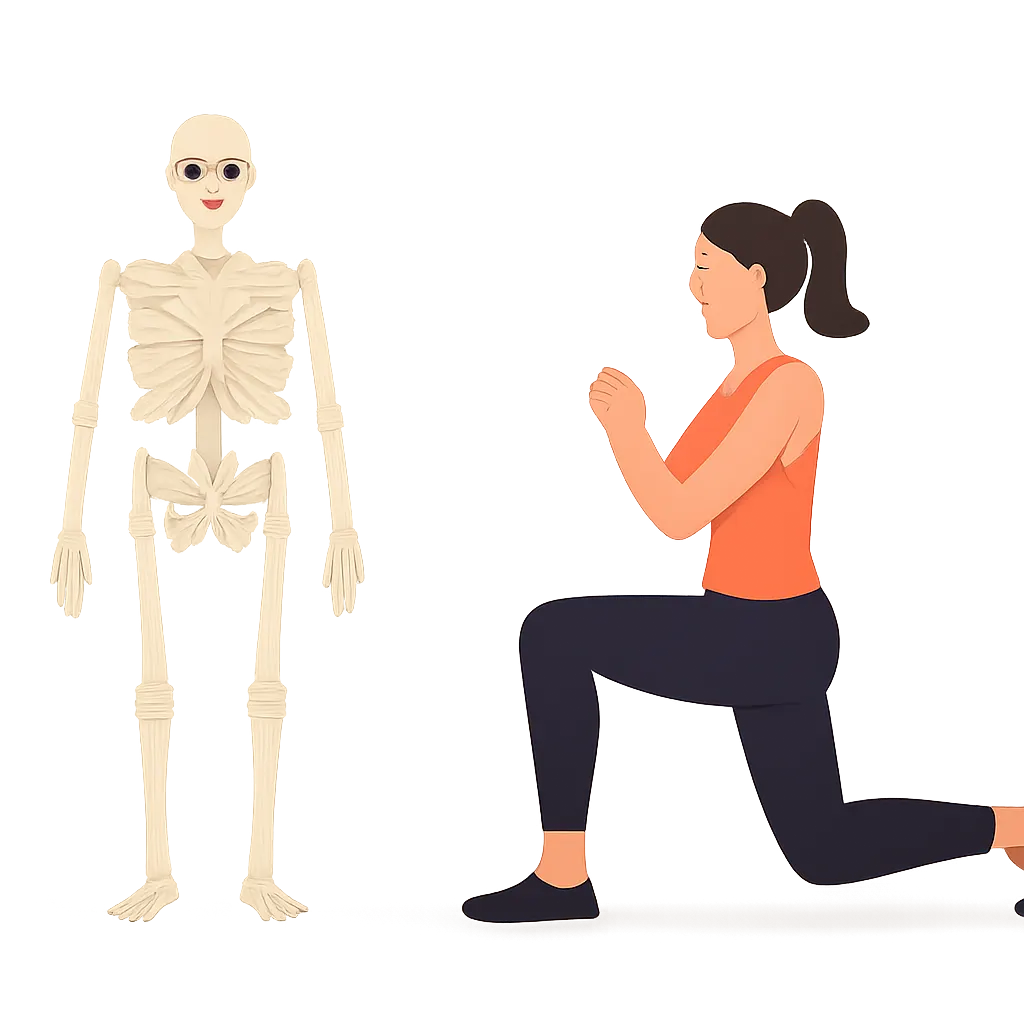Ilustrace znázorňující téma: Zdraví a wellness