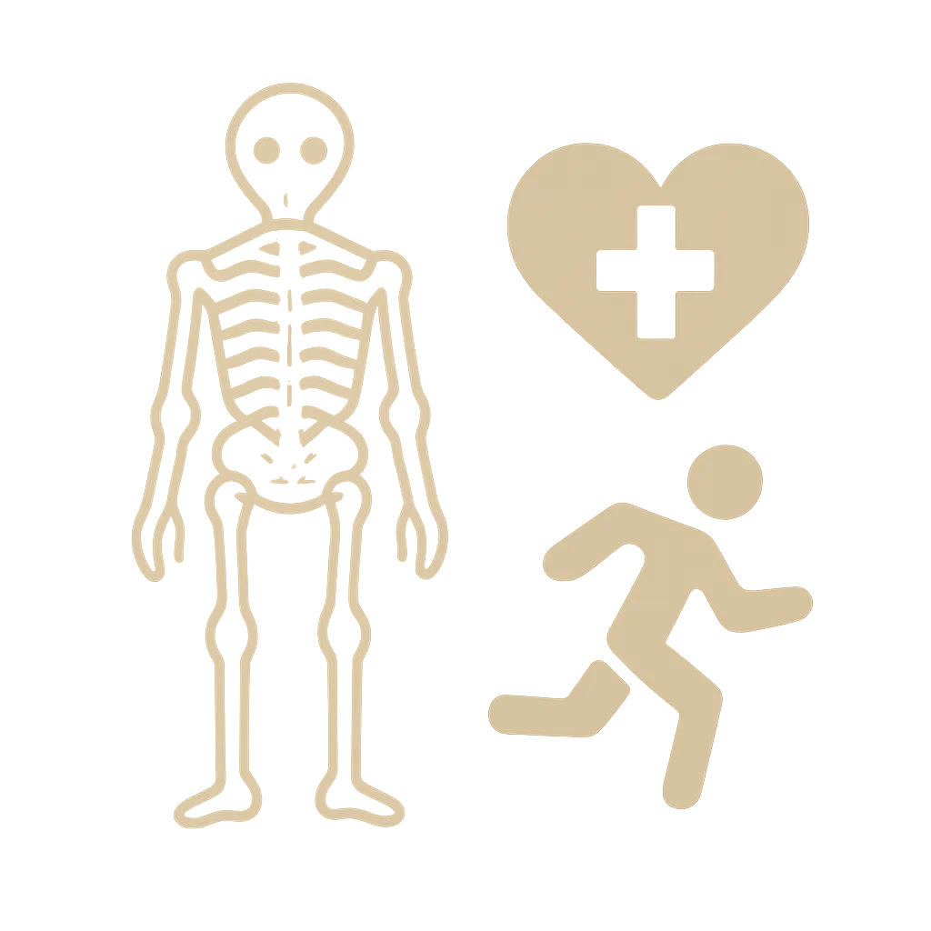 Ilustrace znázorňující téma: Zdraví a wellness